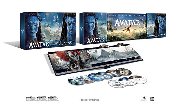 Avatar: Coleção 3 Filmes - Edição Limitada de Colecionador [4K UHD + Blu-ray, 2009-2025]
