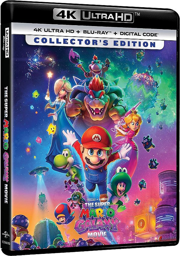 Super Mario Galaxy: O Filme - [4K UHD + Blu-ray + Digital, 2026] - [PRÉ-VENDA PARA 16/06/2026]