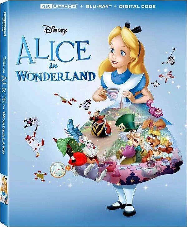 Alice no País das Maravilhas [4K UHD + Blu-ray + Digital,1951]