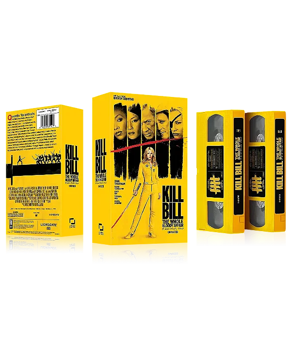 Kill Bill: The Whole Bloody Affair (VHS,2025) - [PRÉ-VENDA PARA 28/07/2026]