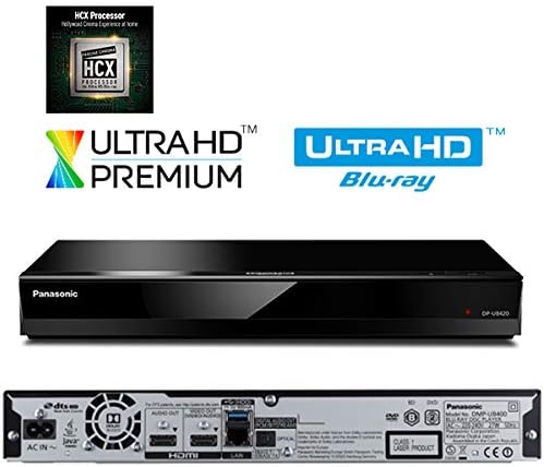 Blu-ray Player Panasonic DP-UB420 4K UHD Nativo Dolby Atmos HDR10+ Hi-Res Audio - Desbloqueado - Sob encomenda