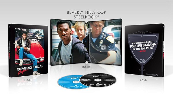 Um Tira da Pesada - Steelbook [4K UHD + Blu-ray, 1984] - [PRÉ-VENDA PARA 11/08/20266]