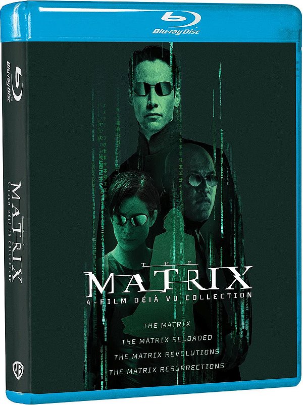 Matrix - Coleção 4 Filmes (Blu-ray Remasterizado, 1999-2021) - Dublado & Legendado