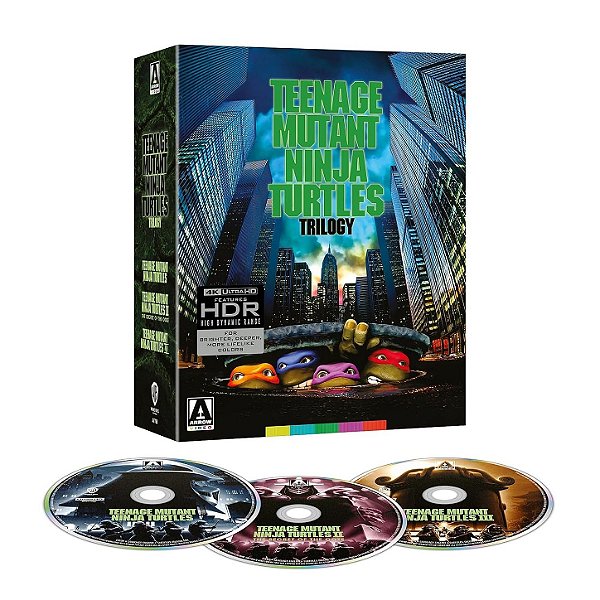 As Tartarugas Mutantes Ninja: A Trilogia [4K UHD, 1990-1993]