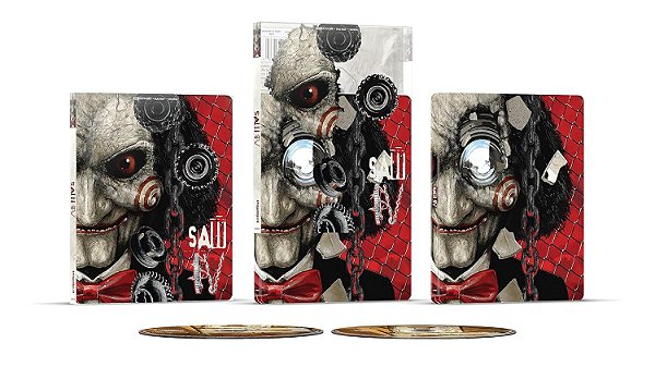 Jogos Mortais 4 - Steelbook [4K UHD + Blu-ray + Digital, 2007]