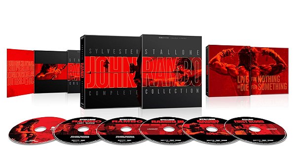 Rambo - A Coleção Completa [4K Ultra HD + Digital, 1982-2019] - [PRÉ-VENDA PARA 04/08/2026]