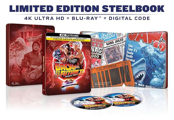 De Volta Para o Futuro 2 - Steelbook (4K UHD + Blu-ray + Digital, 1989)