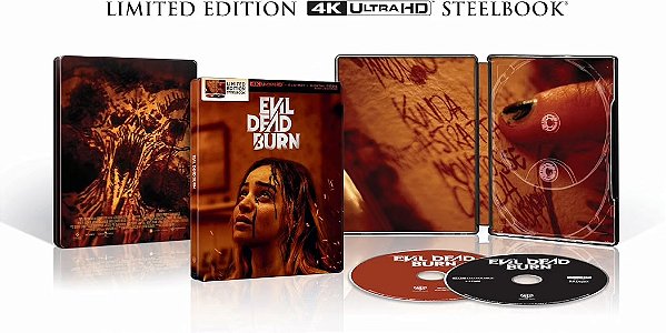 A Morte do Demônio: Em Chamas - Steelbook (4K UHD + Blu-ray + Digital, 2026) - [PRÉ-VENDA PARA 22/09/2026]