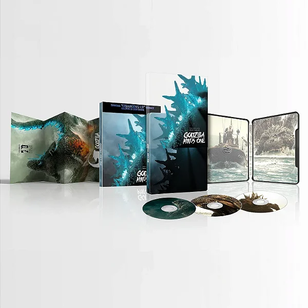 Godzilla Minus One - Steelbook Limitado (4K UHD + Blu-ray, 2023) - [PRÉ-VENDA]