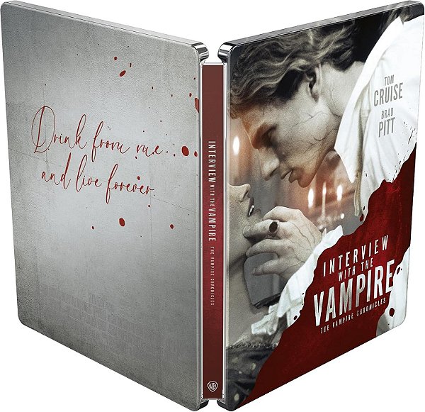 Entrevista com o Vampiro - Steelbook [4K UHD + Blu-ray, 1994] - dublado e legendado - [PRÉ-VENDA para 05/10/2026]