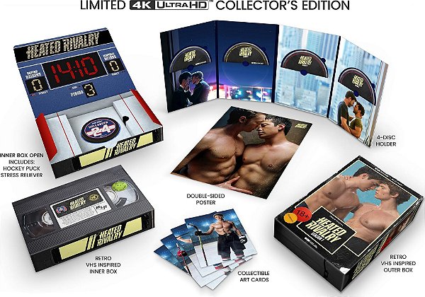 Rivalidade Ardente [Heated Rivalry]: Edição de Colecionador - A Primeira Temporada Completa - [4K UHD + Blu-ray, 2025] - [PRÉ-VENDA PARA 24/11/2026]
