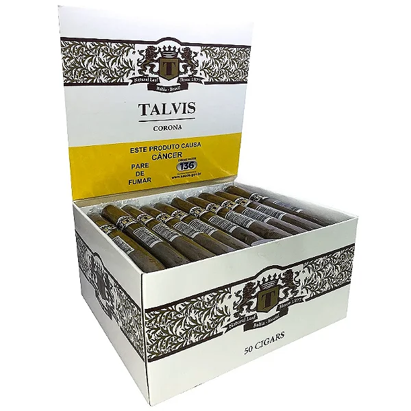 Charuto Talvis Corona - Tradicional 50 unidades