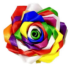 Rosa de Cabelo Cigana em Cetim