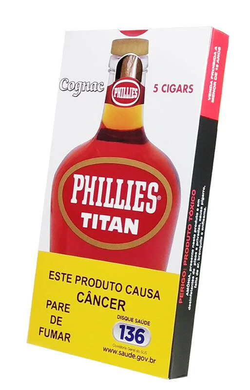 Charuto - Conhaque 5 Unidades - Phillies Titan