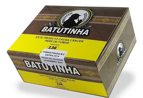 Charuto - Batutinha - Caixa com 50 Unidades