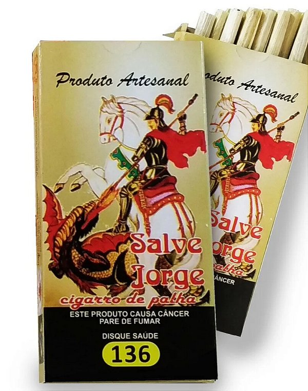 Cigarro De Palha - Salve Jorge - Fardo Com 10 Caixas