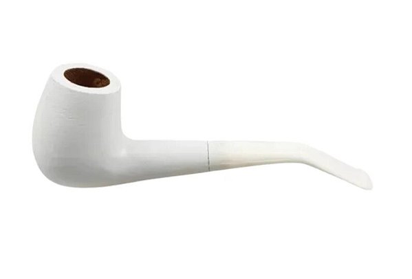 Cachimbo Madeira (simples) - Branco