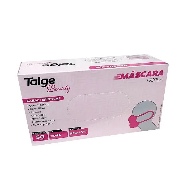 MASCARA TNT TRIPLA ROSA C/50UND TALGE