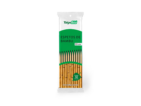 ESPETO DE BAMBU 25CMX4MM C/50 UND TALGE