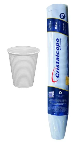 COPO DESC BR PS 150ML C/100UND - CRISTALCOPO