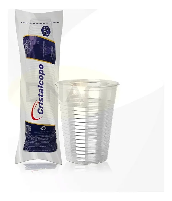 COPO TR DESC PS 200ML C/100UND - CRISTALCOPO