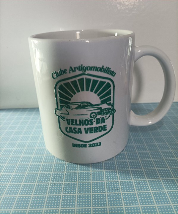 Caneca Porcelana Clube Velhos Casa Verde