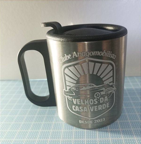 Caneca térmica do Clube Velhos da Casa Verde- Verde
