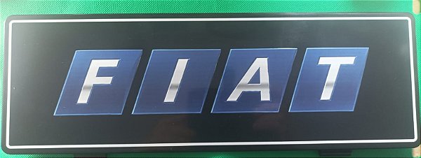 Placa Para Encontros – Série Grandes Marcas- FIAT