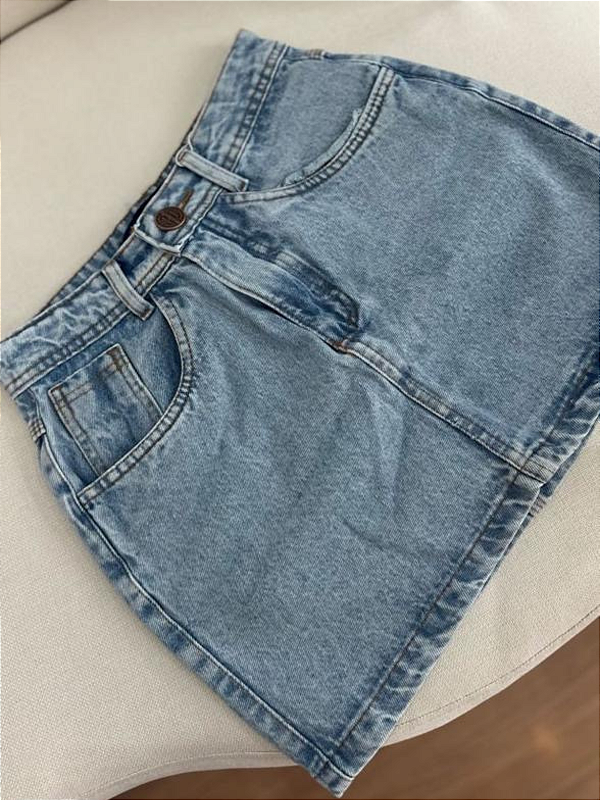 Mini Saia Jeans Elisa