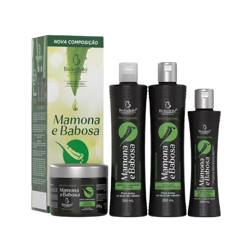 Kit Capilar Mamona e Babosa