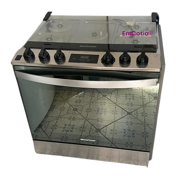 Fogão Brastemp Inox 5 Bocas de Embutir – Usado – Excelente Estado – Cotia SP