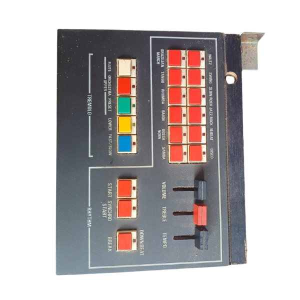 Placa de Registro – Teclado Inferior Original – Órgão Eletrônico Minami ME-7100