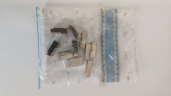 Conectores RJ45 Blindados – Plug Metálico Cat5e/Cat6