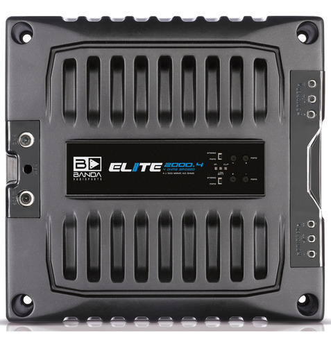 Modulo Amplificador Banda Elite 2000.4 - 2 Ohms por Canal 4 Ohms em Bridge 4 Canais