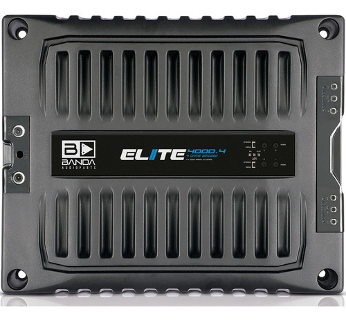 Módulo Amplificador Banda Elite 4000.4 Wrms 2 Ohms 4 Canais Bridge 4 Ohms