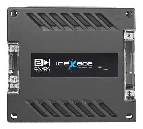 Modulo Amplificador Banda Ice X 802 Wrms 2 Ohms 1 Canal
