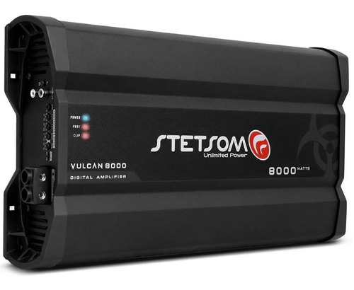 Módulo Amplificador Stetsom Vulcan 8000 Wrms 1 Canal  2 Ohms