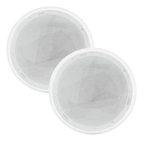 Par Arandelas Orion Redonda 6 Full Range 55 Watts Rms 8 Ohms Cor Branco