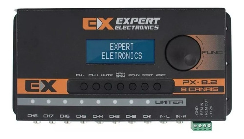 Processador de Audio Expert PX 8.2 Connect 8 Saidas