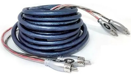 Cabo Rca 5m Banda Tripla Blindagem Alta Qualidade