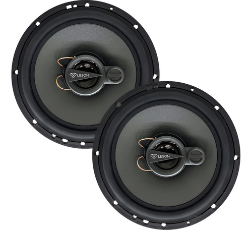 Par Alto Falantes 6 Pol Triaxial Diamond 280w 4 Ohms Leson C - Cinza