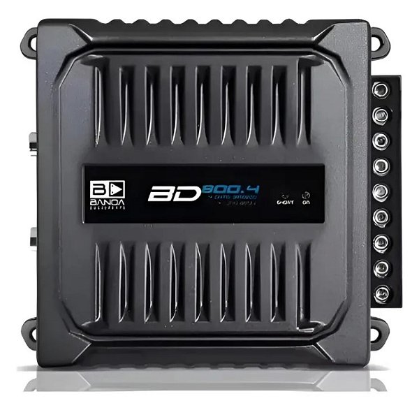 Modulo Amplificador Banda Bd800.4 1 Ohm por Canal e 2 Ohms Bridge 800w 4 Canais Cinza-escuro
