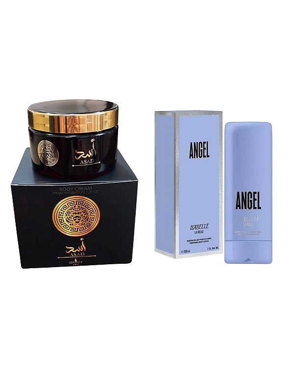 Combo Hidratante Angel Isabelle - 200ml + Asad Pasta Isabelle Extra Concentrada Hidratante - 200g - Masculino