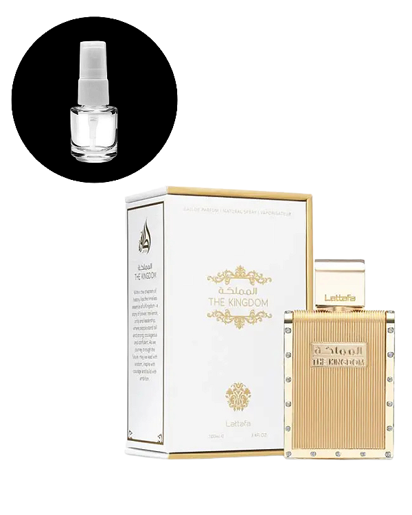 The Kingdom Eau de Parfum Lattafa - Masculino - 5ml FRACIONADO