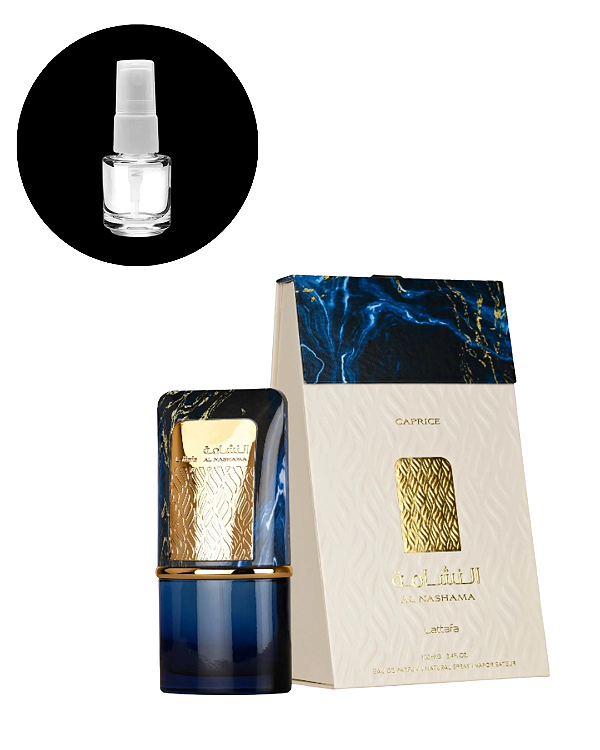 Al Nashama Caprice Lattafa Eau de Parfum - Masculino - 5ml FRACIONADO