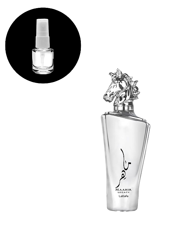 Maahir Legacy Lattafa Eau de Parfum - Masculino - 5ml FRACIONADO