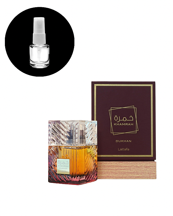 Khamrah Dukhan Lattafa Eau de Parfum Masculino - 5ml FRACIONADO