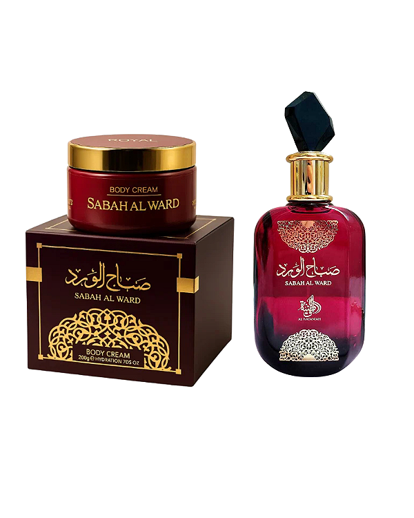 Combo Sabah Al Ward Al Wataniah Eau de Parfum - 100ml + Pasta Sabah Al Ward Isabelle La Belle - 200g - Feminino