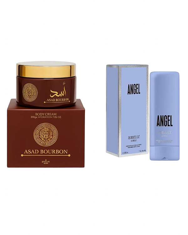 Combo Pasta Asad Bourbon Extra Concentrada Isabelle La Belle - 200g + Angel Isabelle Hidratante - 200ml - Masculino