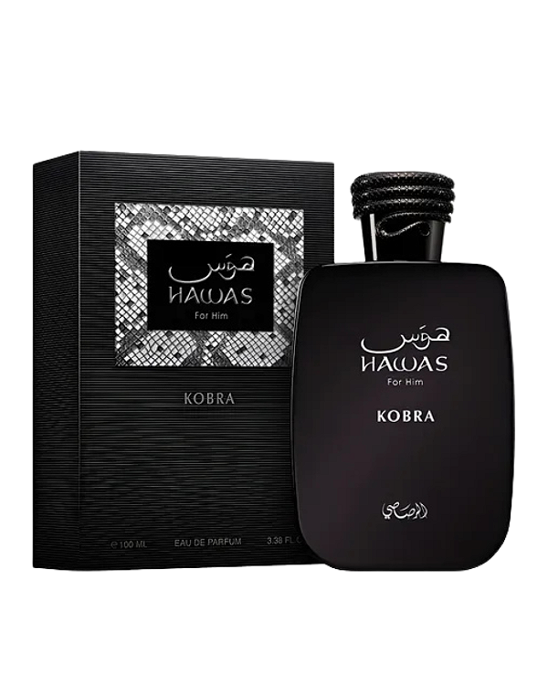 Hawas Kobra Rasasi - 100ml - Masculino